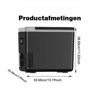 Mini Koelkast Skincare Fridge 6L Zwart