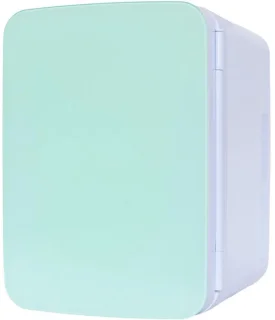 Minibar 10L Mini Koelkast Glazen Deur Blauw