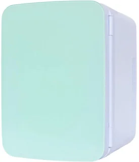 Minibar 10L Mini Koelkast Glazen Deur Blauw
