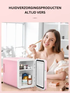 Minibar Mini Koelkast Roze
