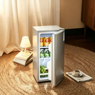 Minikoelkast 29 liter zilver