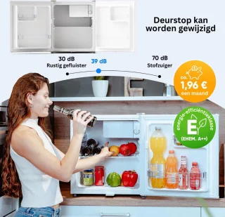 MKSS Mini Koelkast Minibar Wit