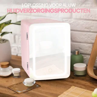 MKSS® Skincare Fridge 4L Wit-Roze