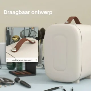 Mylucinda Mini Koelkast 4L Crème Wit