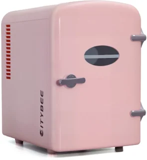NETTLIFE Mini Koelkast 4L Roze – compact, stil en reisklaar