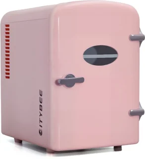 NETTLIFE Mini-koelkast 4L Vrijstaand Roze