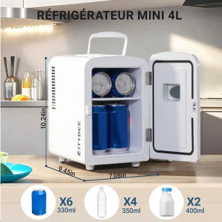 NETTLIFE Mini Koelkast 4L