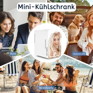 NETTLIFE Skincare Fridge Mini Koelkast Wit 6L