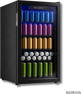 Norvia drankenkoelkast 90l zwart