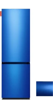 NUNKI LargeCombi-FBMet Koelkast Blue Metalic Gloss