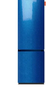 NUNKI LARGECOMBINF-FBMET Combi Bottom Koelkast Blue Metallic