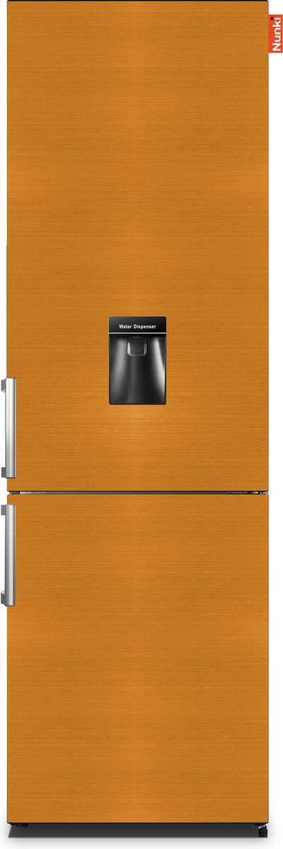 De NUNKI LARGEH2O Combi Koelkast Brushed Bronze Front in één oogopslag