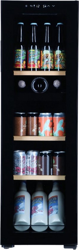 Portland Bierkoelkast 72 flessen glazen deur
