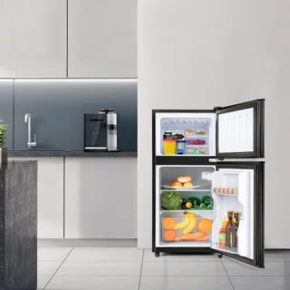 Premium Zwart Koelvriescombinatie 60L E-klasse