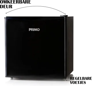 PRIMO PR126FR Mini Koelkast 43L Zwart