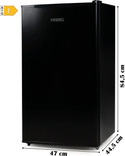 PRIMO PR145FR Koelkast Tafelmodel 80L Zwart E
