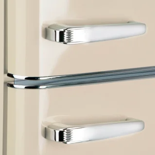 PRIMO PR167RKC Retro Koelvriescombinatie 206L Crème