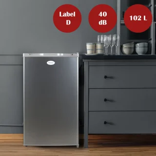 PRIMO PR175FR Koelvriescombinatie Vrijstaand Zilver 102L D