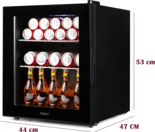 PRIMO PR178BC Minibar Koelkast 46L Zwart
