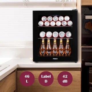 PRIMO PR178BC Minibar Koelkast 46L Zwart