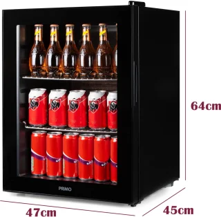 PRIMO PR179BC Minibar 60L Zwart