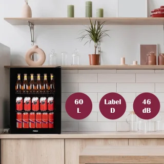 PRIMO PR179BC Minibar 60L Zwart