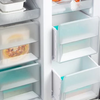 PRIMO PR182MD Koelvriescombinatie 4-Deurs Zwart 362L