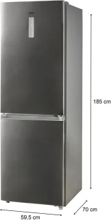 PRIMO PR183CIN Koelvriescombinatie 338L Inox