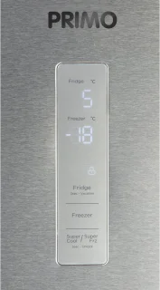 PRIMO PR183CIN Koelvriescombinatie 338L Inox