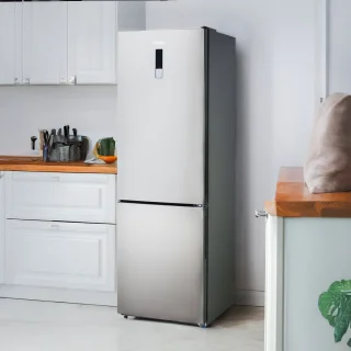 PRIMO PR184CIN Koelvriescombinatie 310L Inox