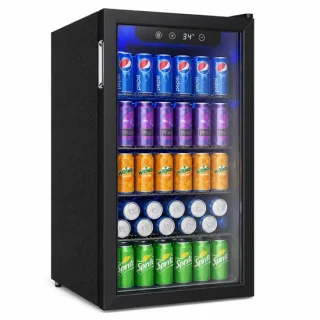 Reky koelkast tafelmodel 90L zwart