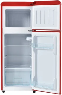 Retro koelkast koel-vriescombinatie 92 liter