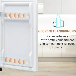Retro-koelkast koel-vriescombinatie