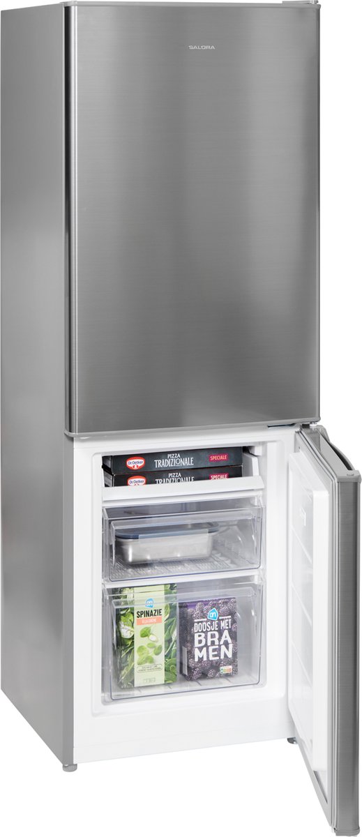 Salora CFC1730G koel-vriescombinatie 173L grijs
