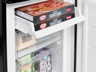 Salora COOLFREEZE143BL vrijstaande koelvriescombinatie zwart
