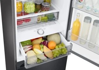 Samsung Bespoke RB38C7B5AB1-EF Koelvriescombinatie Zwart