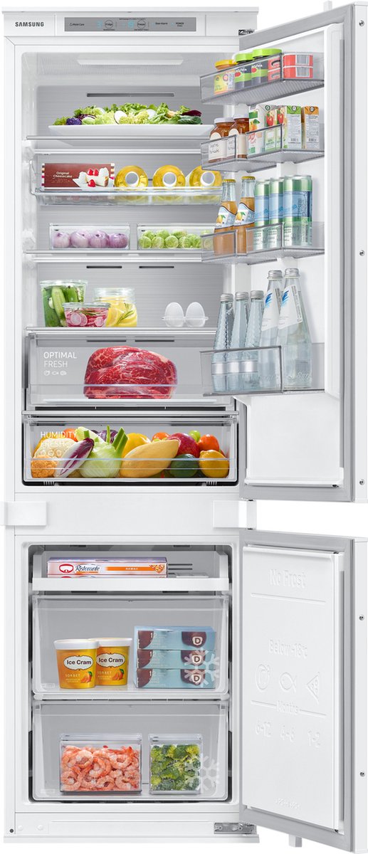 Samsung BRB26705DWW Koelvriescombinatie Inbouw 264L Wit