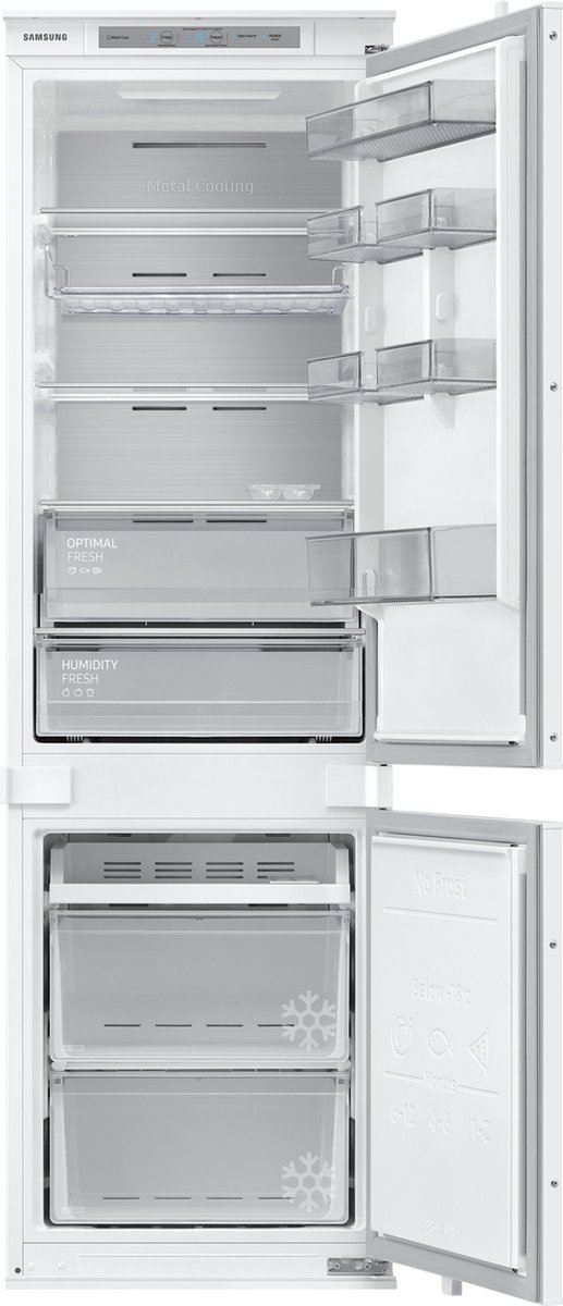 Samsung BRB26705DWW Koelvriescombinatie Inbouw 264L Wit