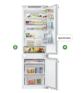 Samsung BRB26705EWW/EF Inbouw Koel-vriescombinatie