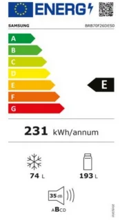 Samsung BRB70F26DES0 Koelvriescombinatie