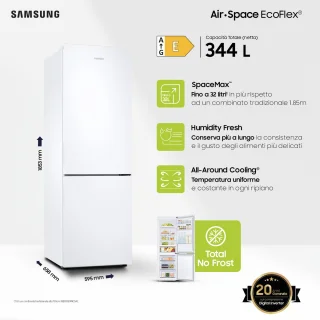 Samsung RB33B610EWW Koel-vriescombinatie