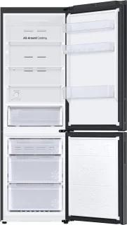 Samsung RB33B610FBN Koel-vriescombinatie Zwart 344L