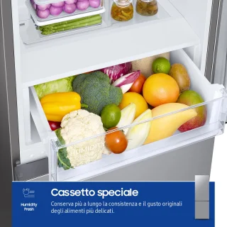 Samsung RB33B612ESA Koelkast Zilver Roestvrijstaal 344L