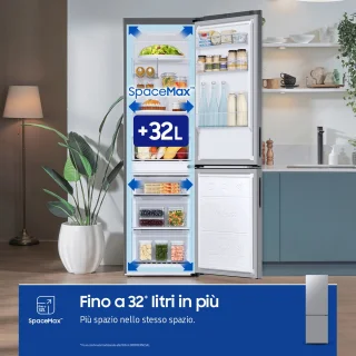 Samsung RB33B612ESA Koelkast Zilver Roestvrijstaal 344L
