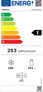 Samsung RB33J3315SA koelkast