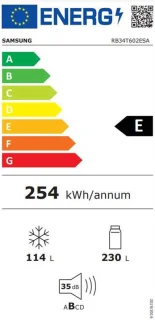 Samsung RB34C602ESA Inox Koelvriescombinatie