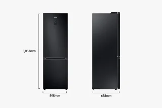Samsung RB34T672EBN koel-vriescombinatie zwart 344L
