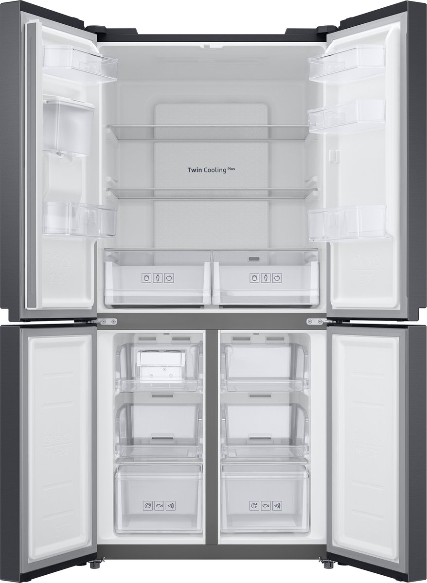 Samsung RF48A401EB4 Amerikaanse koelkast French Door zwart