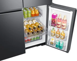 Samsung RF65A967ESG Amerikaanse koelkast French Door 647L Zwart