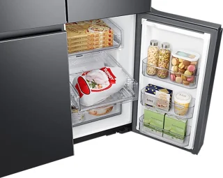 Samsung RF65A967ESG Amerikaanse koelkast French Door 647L Zwart